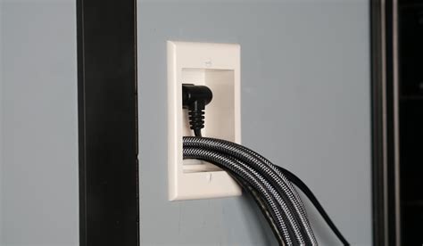 junction box cable pass through|Running Power Cable through outside walls .